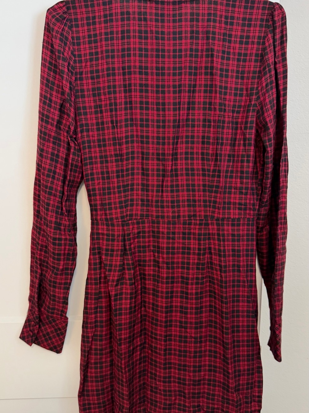 Cute Plaid Wrap Dress by Sanctuary. - Picture 6 of 7